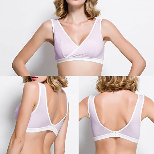 Annelorie Bacteria-static Anti-odour Maternity Nursing Bra (XXL, Purple)