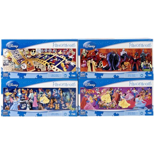 Puzzle Grand Sales Megabrands Disney Panorama 750 Piece Puzzle Set 4