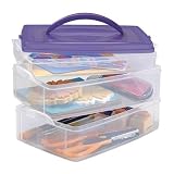 Snap 'n Stack Craft Organizer Medium Rectangle 3 Layers