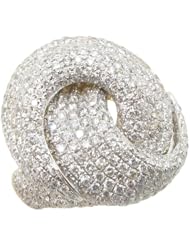 14k Yellow Gold 4.96ctw Diamond Cocktail Ring LR1786Y Size 7.75