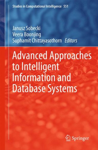 advanced approaches to intelligent information and database systems studies in computational intelligence