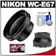 Nikon WC-E67 0.67x Wide Angle Converter Lens + Nikon UR-E20 Lens Adapter for Coolpix P5000 & P5100