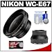 Nikon WC-E67 0.67x Wide Angle Converter Lens + Nikon UR-E20 Lens Adapter for Coolpix P5000 & P5100