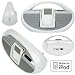 Tools & Hardware : Digital Clock Radio with iPod Docking Station - White, Model# 72-2807W