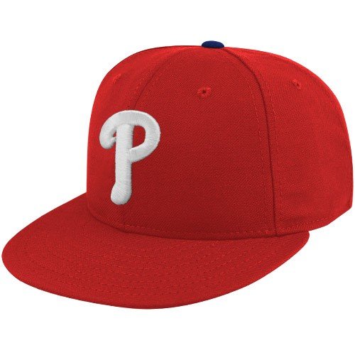 New Era Philadelphia Phillies Youth Red On-Field 59FIFTY Fitted Hat (6 3/4)