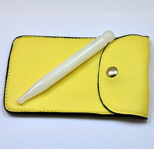 White Jade Gua Sha Guasha Massage Acupuncture Acupress Tool WJ022