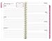 Bloom Daily Planners 2017 Calendar Year Daily Planner - Passion/Goal Organizer - Fashion Agenda Weekly Diary - Monthly Datebook Calendar - January 2017 - December 2017 - 6
