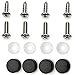 Premium Slim Style Stainless Steel License Plate Frame (4 Holes, Black UV Resistant Matte Finish)