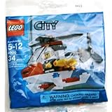 LEGO City Mini Figure Set #4900 Fire Helicopter Bagged