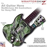 Camouflage Green Skin by WraptorSkinz TM fits All Sony PS2 Guitar Hero SG Guitar Controllers (GUITAR NOT INCLUDED)