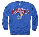 Kansas Jayhawks Royal Perennial II Crewneck Sweatshirt