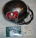 Mike Alstott Autographed/Hand Signed Tampa Bay Buccaneers Full Size Deluxe Replica Football Helmet w