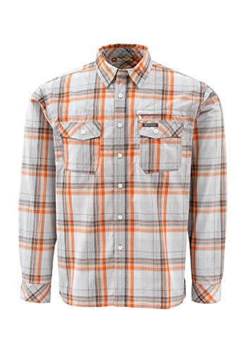 Simms Kenai Buttondown Shirt - Wave Plaid - 2XL