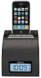 iHome iP11 Spacesaver Alarm Clock for iPod and iPhone (Black)