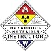3in Haz Mat INSTRUCTOR Decal