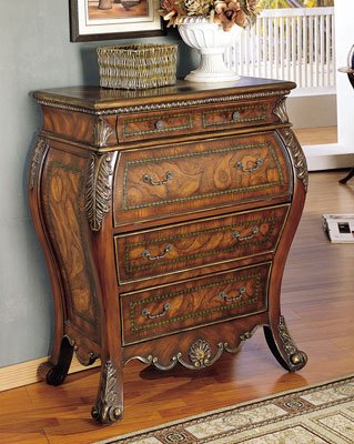 Kitchen: Powell Masterpiece Dark Pecan Secretary Desk 495 9  Pecan   42