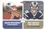 2002 Fleer Tradition 279 Eric Crouch / Major Applewhite (Football Cards) (RC - Rookie Card)