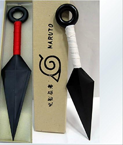 Naruto Ninja Weapons Props Naruto-big Kunai Toy White and Red Color