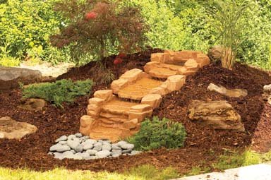 NO POND WATERFALL RED 1 - Red
