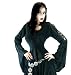 Mieder Bluse, Top, reine Viskose, Gr. Freesize Schwarz 3085