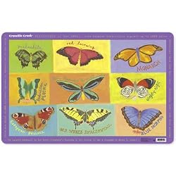 Crocodile Creek Placemat Butterflies