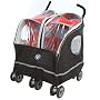 Warm as a Lamb Twin Stroller Cover Black