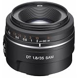 Sony Alpha SAL35F18 A-mount Wide Angle Lens (Black)