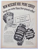 1954 Nescafe Instant Coffee Print Ad (3170)