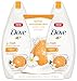Dove go fresh Revitalize Body Wash, Mandarin & Tiare Flower Scent 14.5 oz, Twin Pack