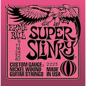 Ernie Ball Super Slinky String Set (9 - 42)