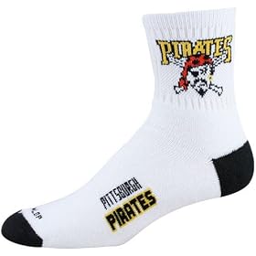Pittsburgh Pirates White (501) 10-13 Team Logo Tall Socks
