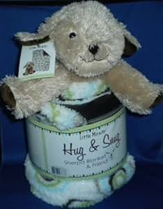 Amazon.com : Little Miracles Hug & Snug Sherpa Baby Blanket 30" x 45