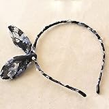 BIANHUAN レディース カチューシャ 4点セット キラキラ 可愛い カラフル リボン お洒落 小物 髪留め ファッション(4点セット)