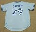 JOE CARTER Toronto Blue Jays Majestic Cooperstown Throwback Baseball Jersey, MEDIUM