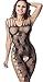 The Victory of Cupid Womens Rose Lingerie Crotchless Bodysuits Suspender Bodystocking