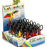 Produkt-Bild: Folia Konturen-Bastelscheren Display, 30er-Set in 6 Schnittausf&uuml;hrungen