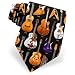 Men's Classic Guitars Silk Tie by Museum Artifacts in Black