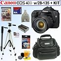 Canon EOS 40D 10.1MP Digital SLR Camera with EF 28-135 mm f/3.5-5.6 IS USM Standard Zoom Lens + 4GB Deluxe Accessory Kit