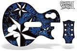 Guitar Hero 3 Faceplate Skin for Xbox 360 / PS3 - Blue Nautical Stars