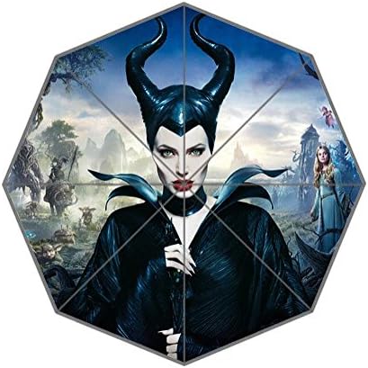 Custom Auto Foldable Umbrella with Movie Maleficent Printed Design
