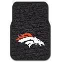Denver Broncos 25 x 17 Rubber Car Floor Mat