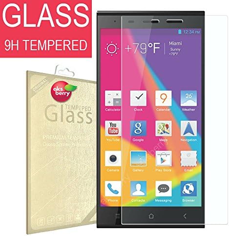 Blu Life Pure XL L259 L260 [ Tempered Glass ] Screen Protector, Aksberry(R) Premium Ballistic Glass, [ 0.2mm thickness ] Ultra Clear (Lifetime Warranty)
