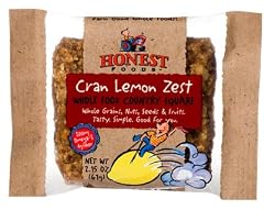 Earnest Eats Country Squares Cranberry-Lemon Zest, 2.15-Ounce Packages (Pack of 12)