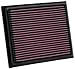 K&N 33-2435 High Performance Replacement Air Filter K&N 33-2435 High Performance Replacement Air Filter