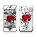 My Heart Design Protective Skin Decal Cover Faceplate for Apple iPhone (2G)