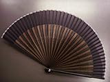 浴衣&着物に♪粋な男の扇子黒×茶