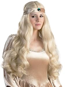 Enigma Wigs Women's Elf Queen, Blonde, One Size