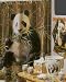 PANDA SHOWER CURTAIN
