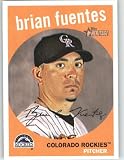 2008 Topps Heritage #22 Brian Fuentes GB SP - Colorado Rockies (Baseball Cards)