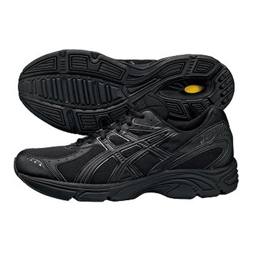 asics アシックス ロードジョグ 4 TJG124-9090 メンズ ブラック×ブラック